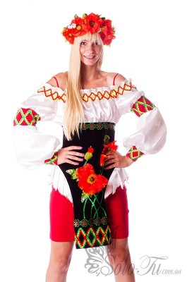 Костюм украинский Маки Костюм украинский Маки